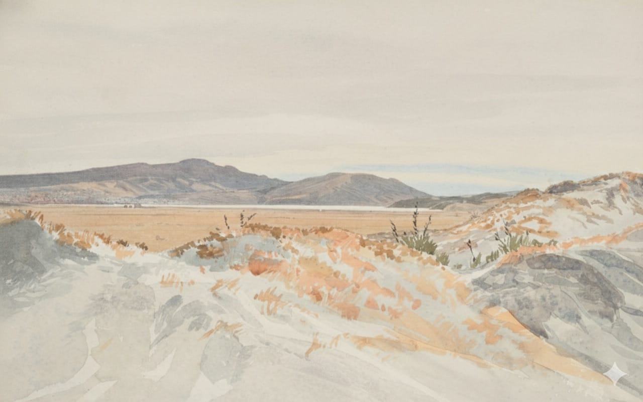 Gemini rendition of Dunedin from the Ocean Beach